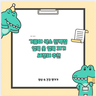 기름때 색소 단백질 얼룩 옷 얼룩 제거 세정제 추천