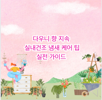 다우니 향 지속 실내건조 냄새 케어 팁 실전 가이드