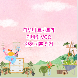 다우니 르샤트라 라비킷 VOC 안전 기준 점검